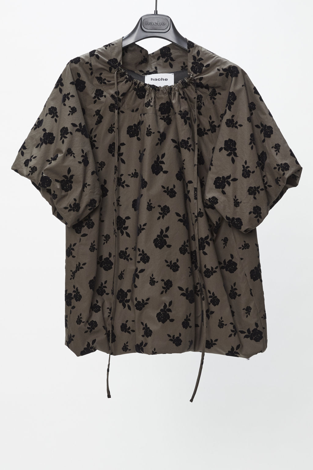 Hache Rive Shirt in Military and Velvet - SKULPT Dublin
