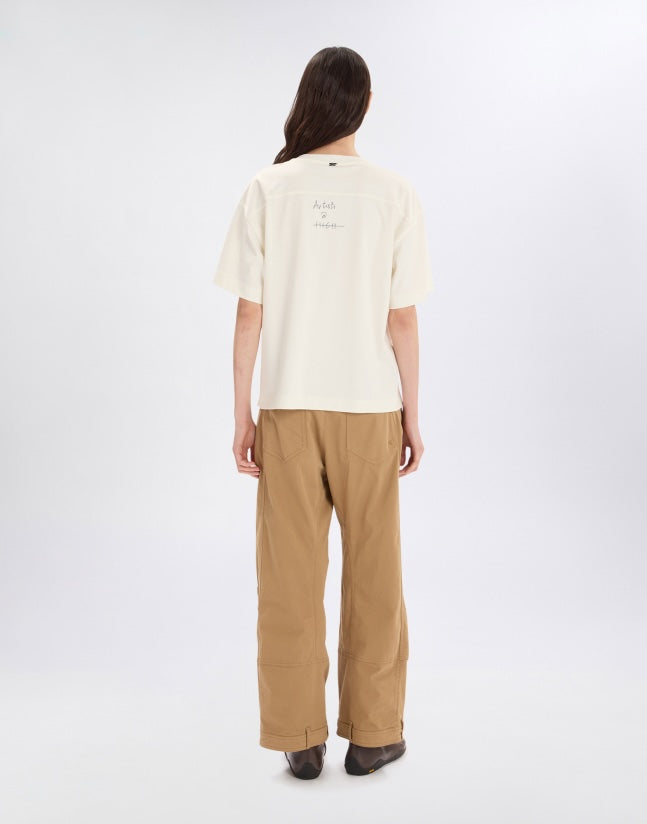 HIGH Everyday Couture Hasty Short Sleeve Tee in Cream