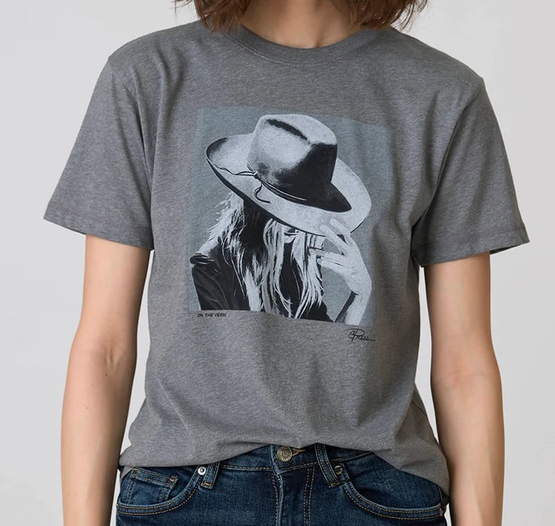 CPress Studio On The Verge Short Sleeve Tee in Charcoal Grey