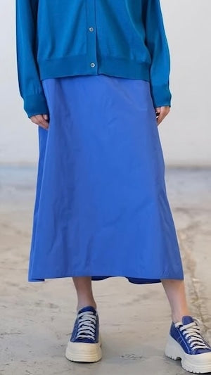 Sofie D'Hoore Sokoto Skirt in Sapphire - SKULPT Dublin