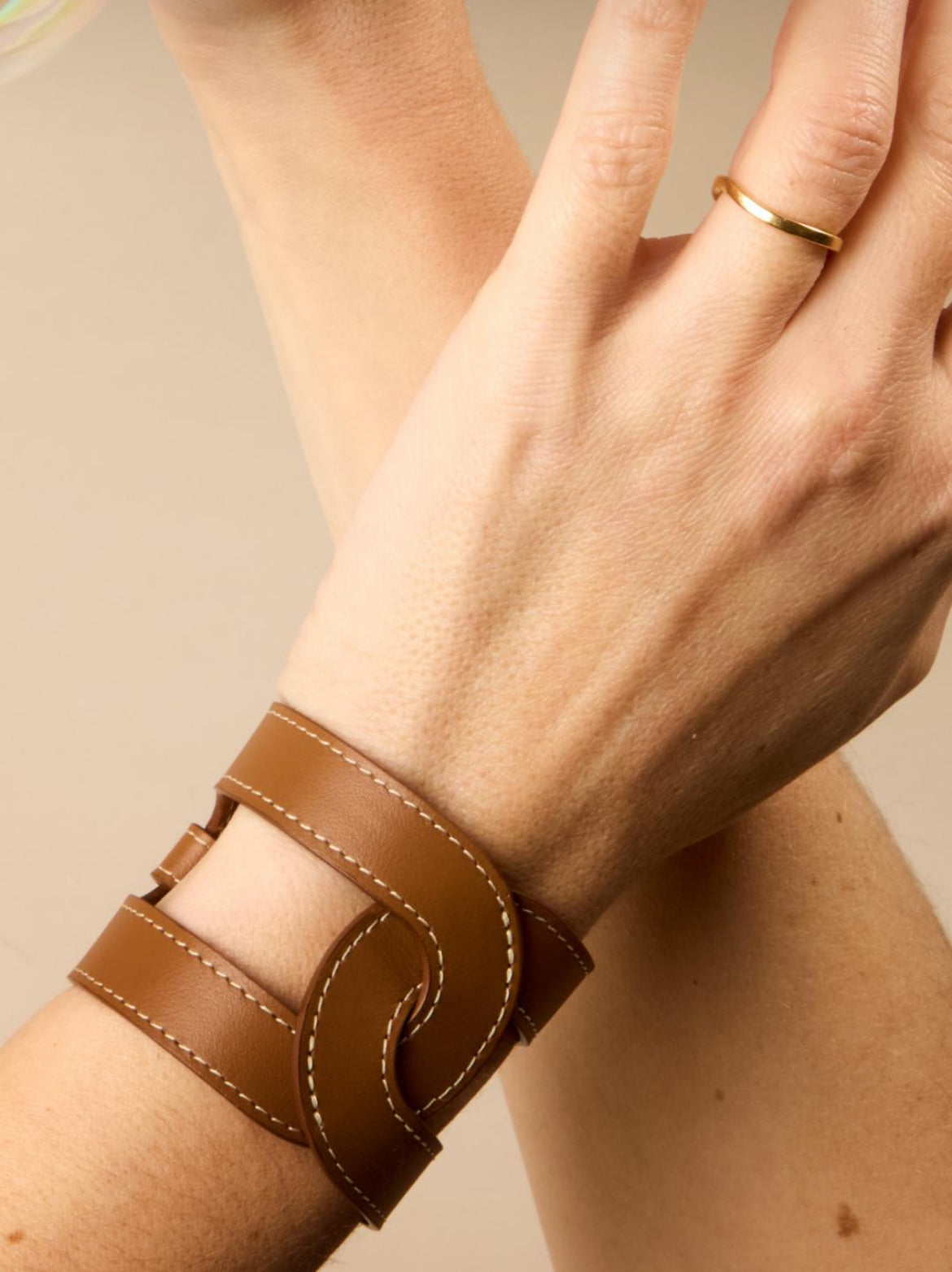 Vaincourt Bracelet la Délicieuse in Camel