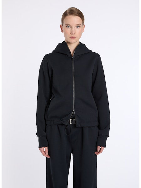 Lis Lareida Memphis Zip Up Hoodie in Black - SKULPT Dublin