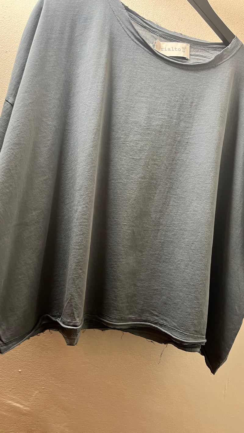 rialto48 Long Sleeve Top in Dark Grey - SKULPT Dublin