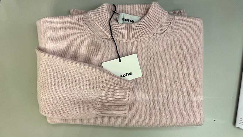 Hache Cameron Sweater in Pink - SKULPT Dublin