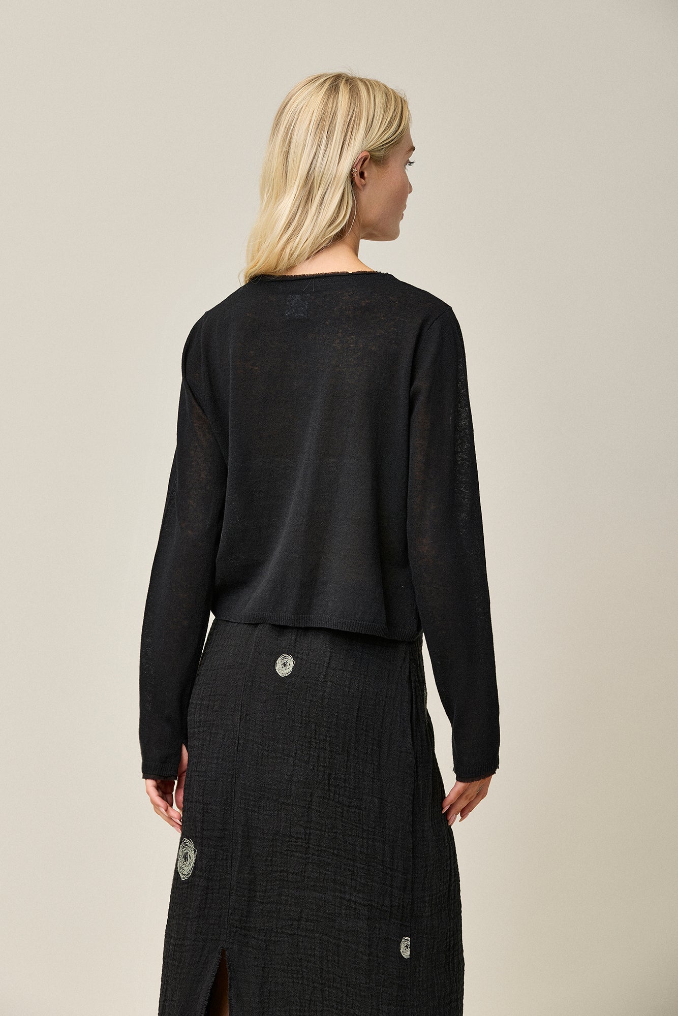 KristenseN Du Nord Cardigan in Black - SKULPT Dublin