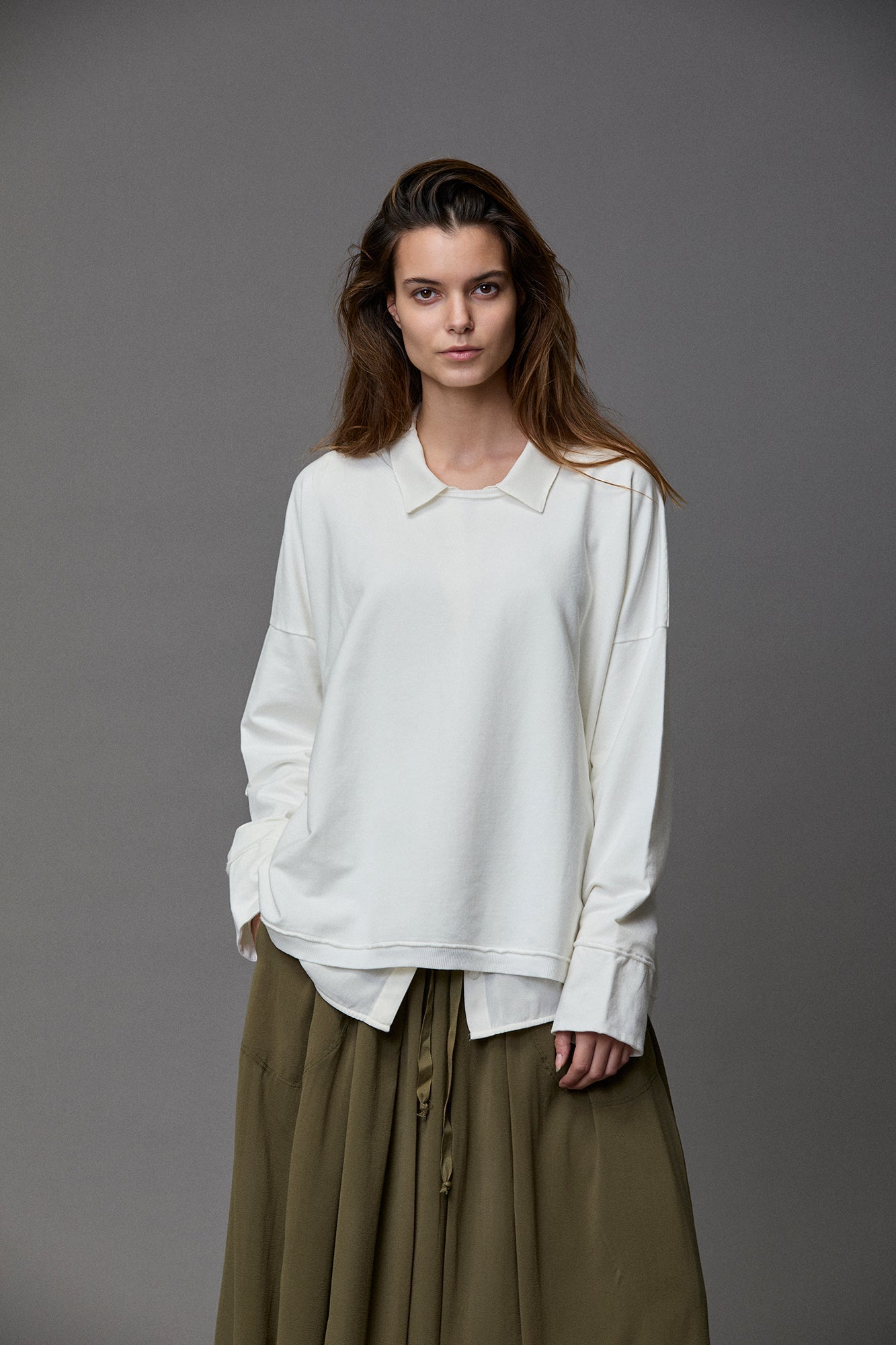 Kristensen du Nord Sweatshirt in Graphite - SKULPT Dublin