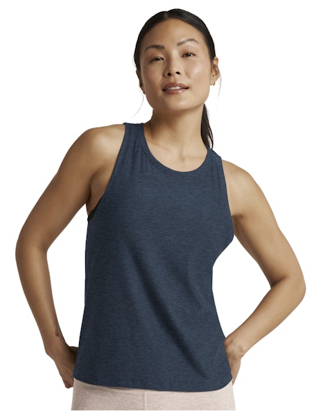 Beyond Yoga Rebalance Tank in Navy - SKULPT Dublin