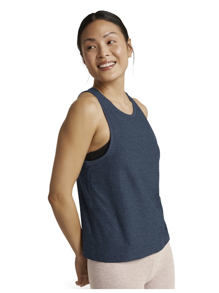 Beyond Yoga Rebalance Tank in Navy - SKULPT Dublin