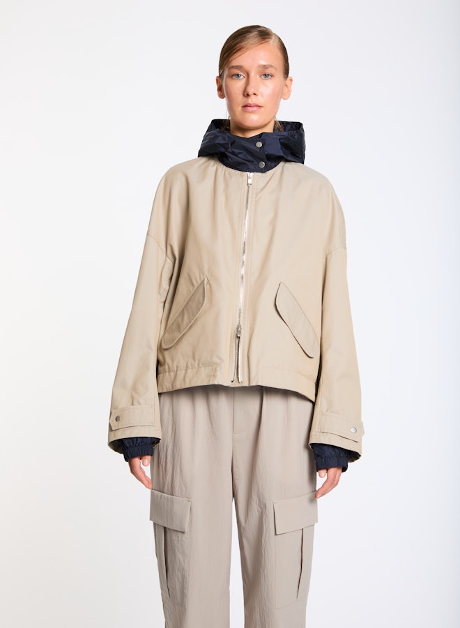 Lis Lareida Ghisele Jacket with Navy Contrast - SKULPT Dublin