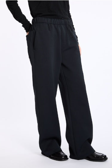 Lis Lareida Straight Leg Scuba Pants in Navy - SKULPT Dublin