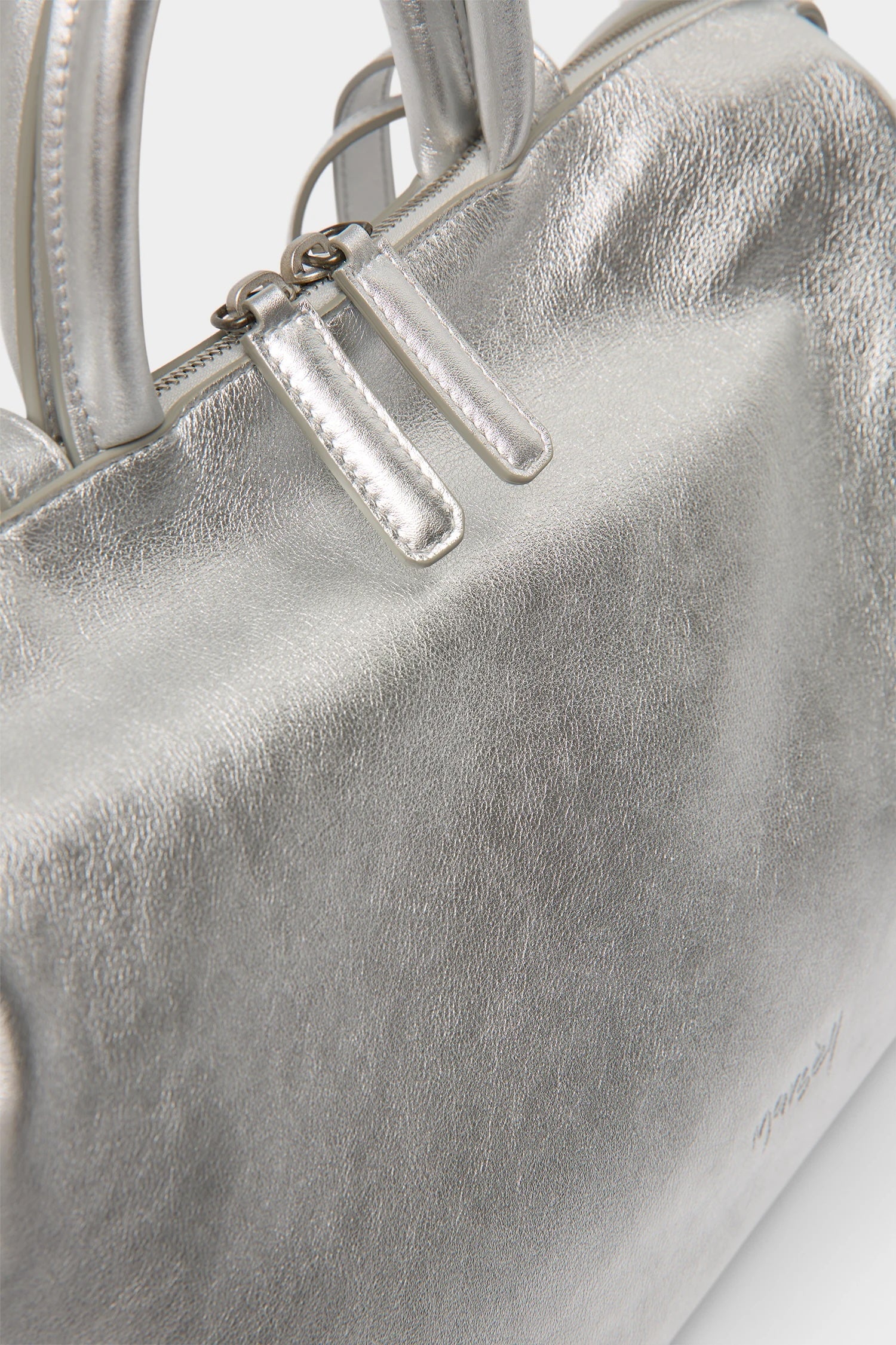 Marsell Crossbody Bag in Silver Foil - SKULPT Dublin