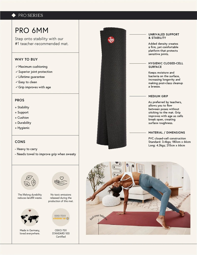 Manduka - The Pro Mat - Harbour - SKULPT Dublin