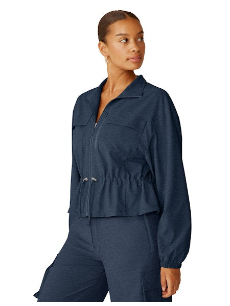 Beyond Yoga City Chic Jacket in Navy