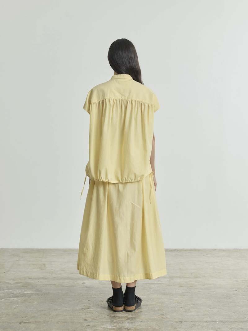 Nicholson and Nicholson Short Sleeve Shirt in Lemon