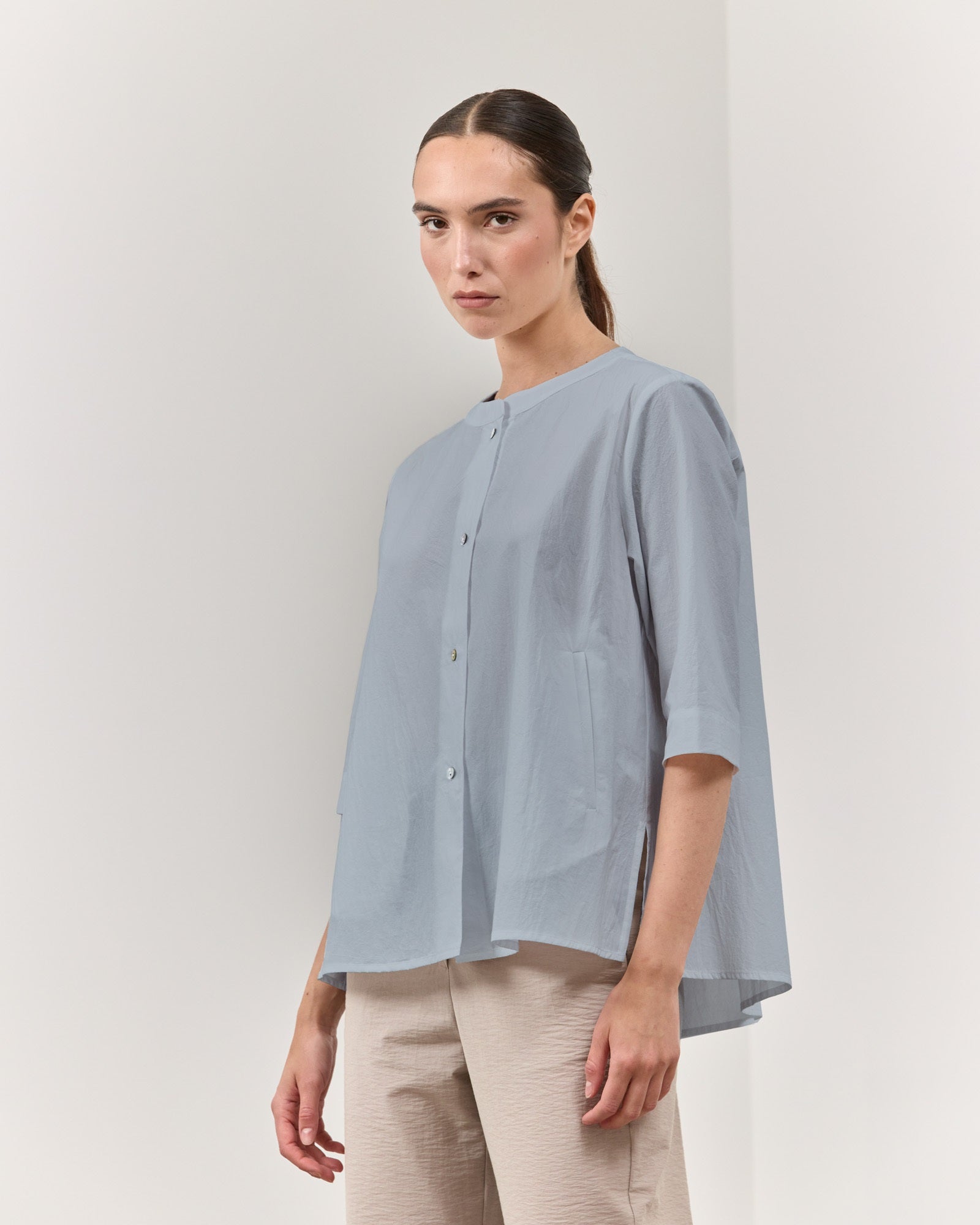 rialto48 Shirt in Light Blue - SKULPT Dublin