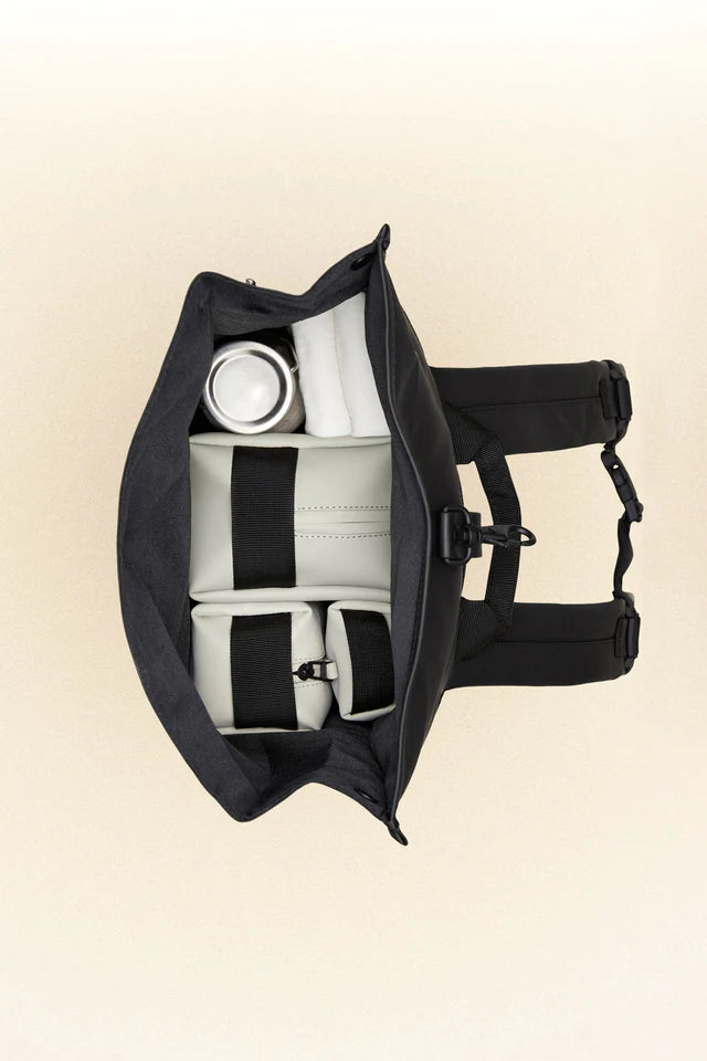 Rains RollTop Rucksack in Black - SKULPT Dublin