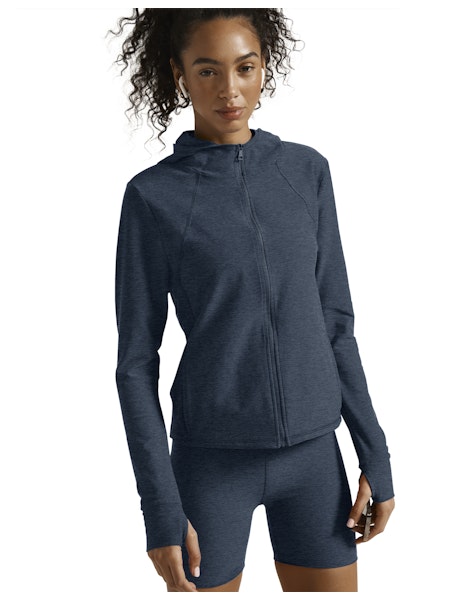 Beyond Yoga Spacedye Hoodie in Navy - SKULPT Dublin