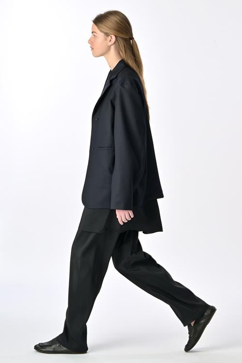 Sofie D'Hoore Featherweight Navy Wool Blazer - SKULPT Dublin