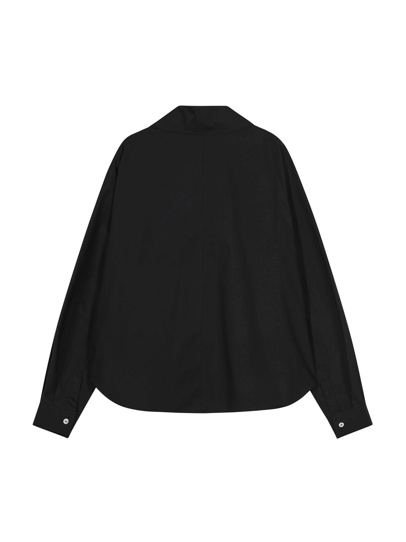 The Loom Long Sleeve Shirt Black - SKULPT Dublin