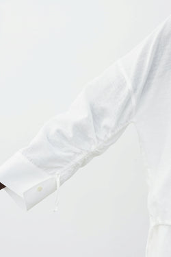 The Loom Long Sleeve Linen Shirt White - SKULPT Dublin