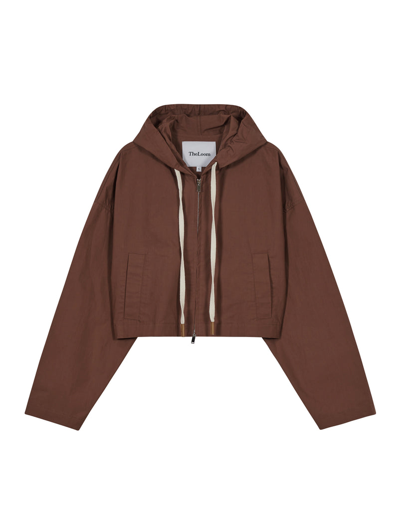 The Loom Hooded Jacket Red Bean - SKULPT Dublin