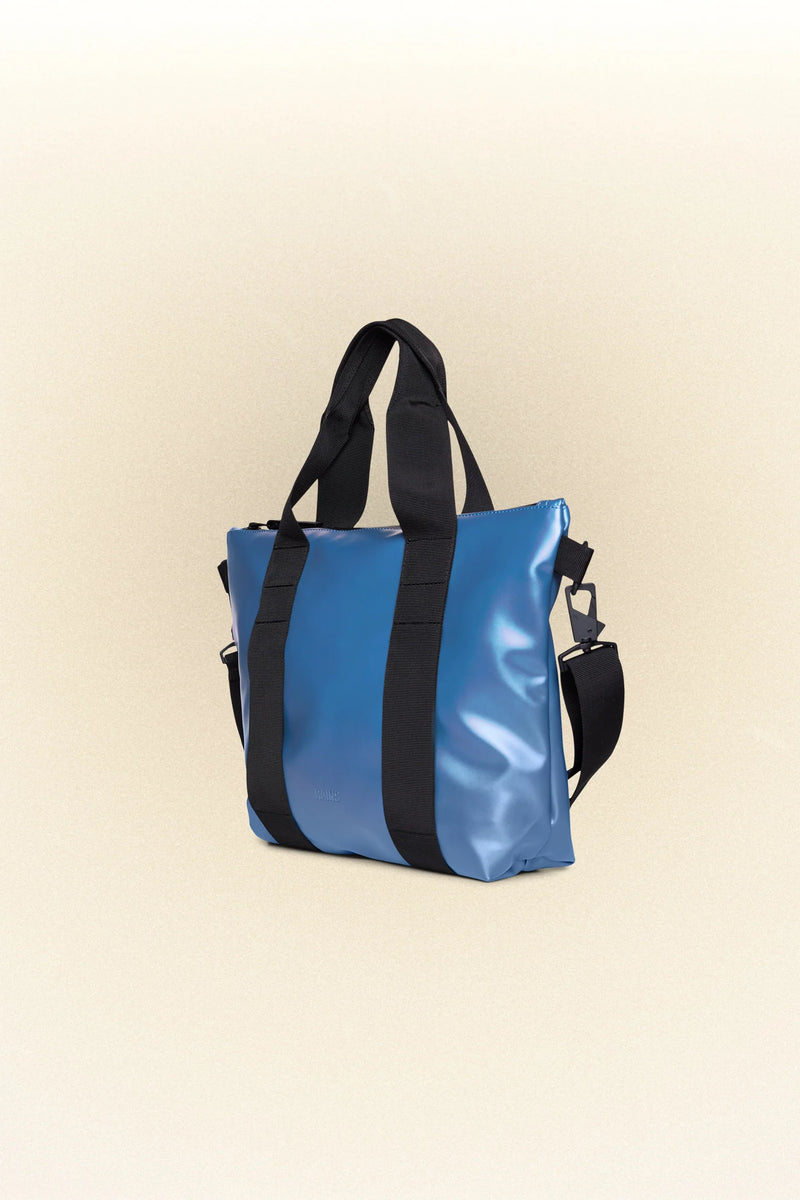 Rains® Tote Bag Micro in Laser for $95