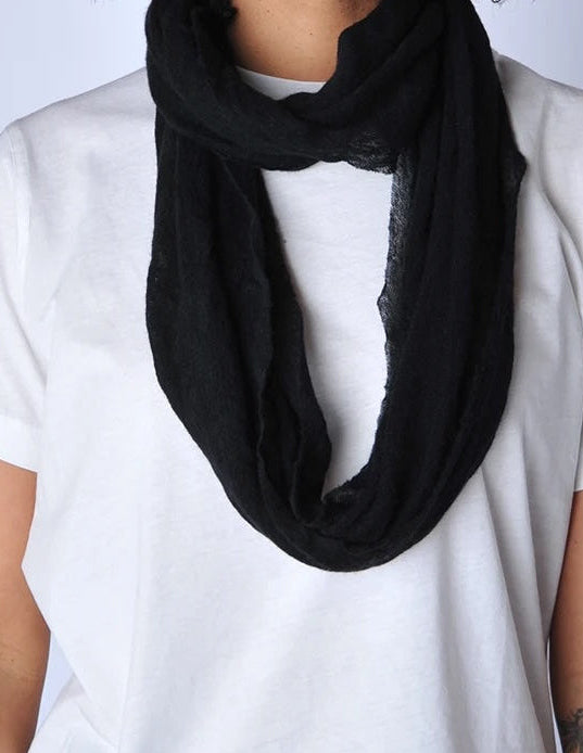 Pin1876 Cashmere Tube Scarf in Navy - SKULPT Dublin