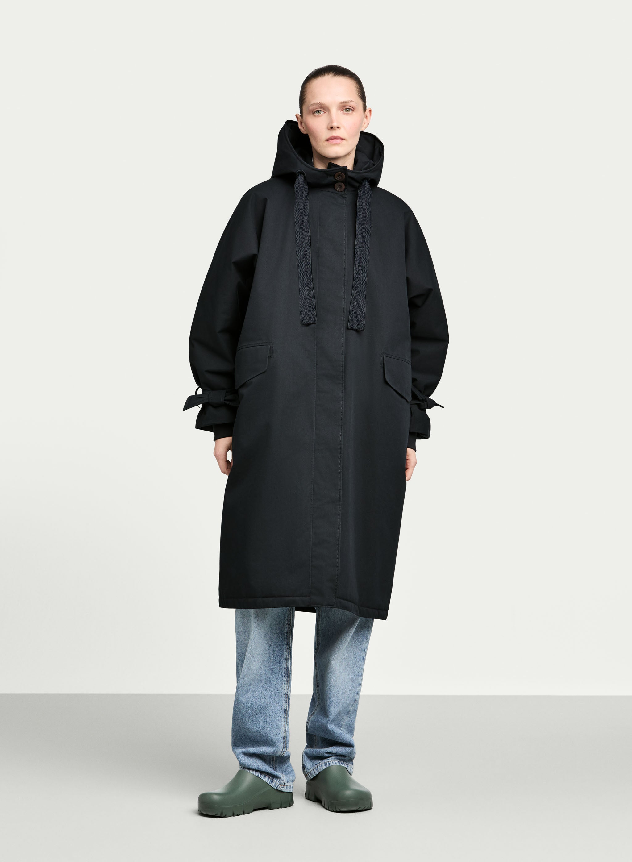 G-Lab Full Length Shell Puffer in Dark Navy - SKULPT Dublin