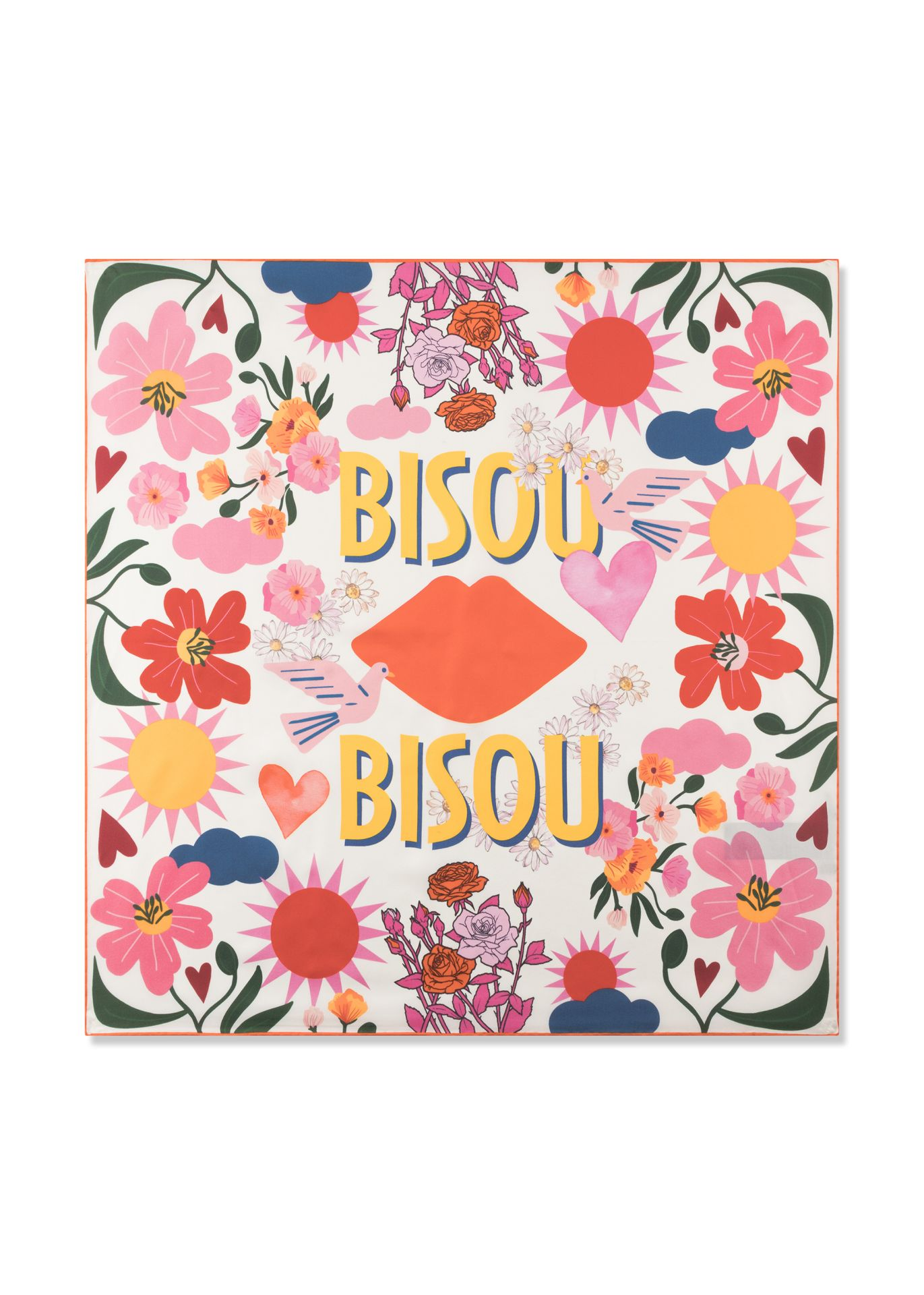 Codello Silk Scarf Summer Flowers