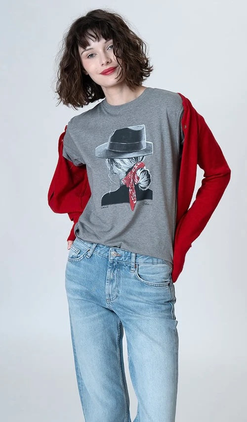 CPress Studio Come and Go Tee in Charcoal Grey - SKULPT Dublin