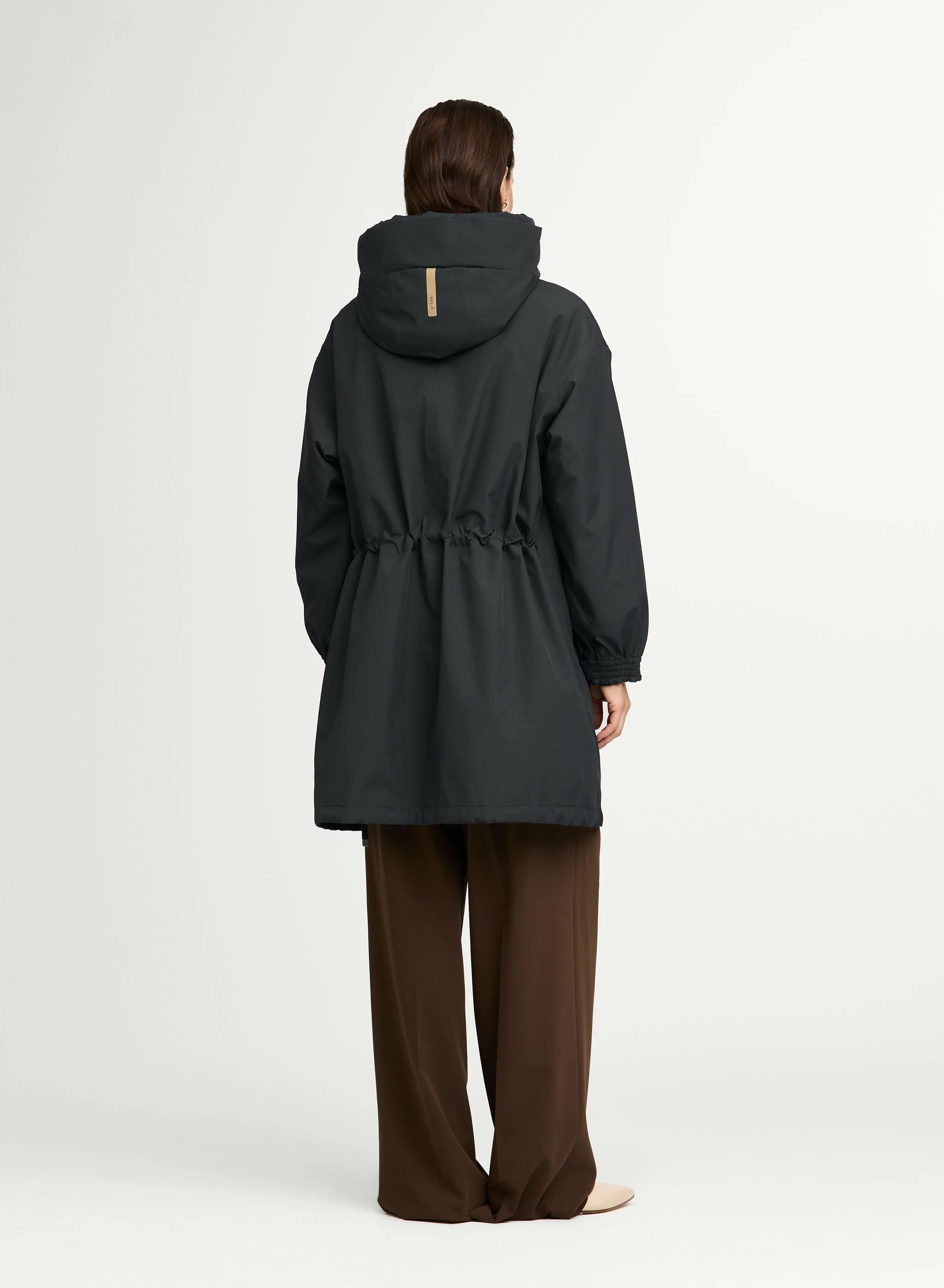 G-Lab Knee Length Shell Puffer in Dark Navy - SKULPT Dublin