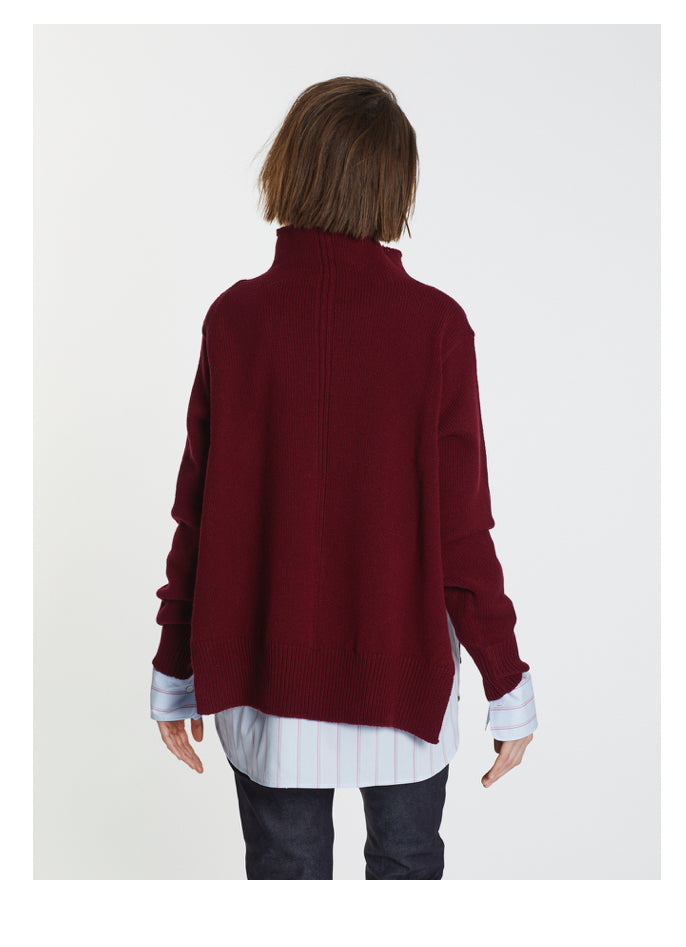 Lis Lareida Lee Wool Jumper in Scarlet - SKULPT Dublin