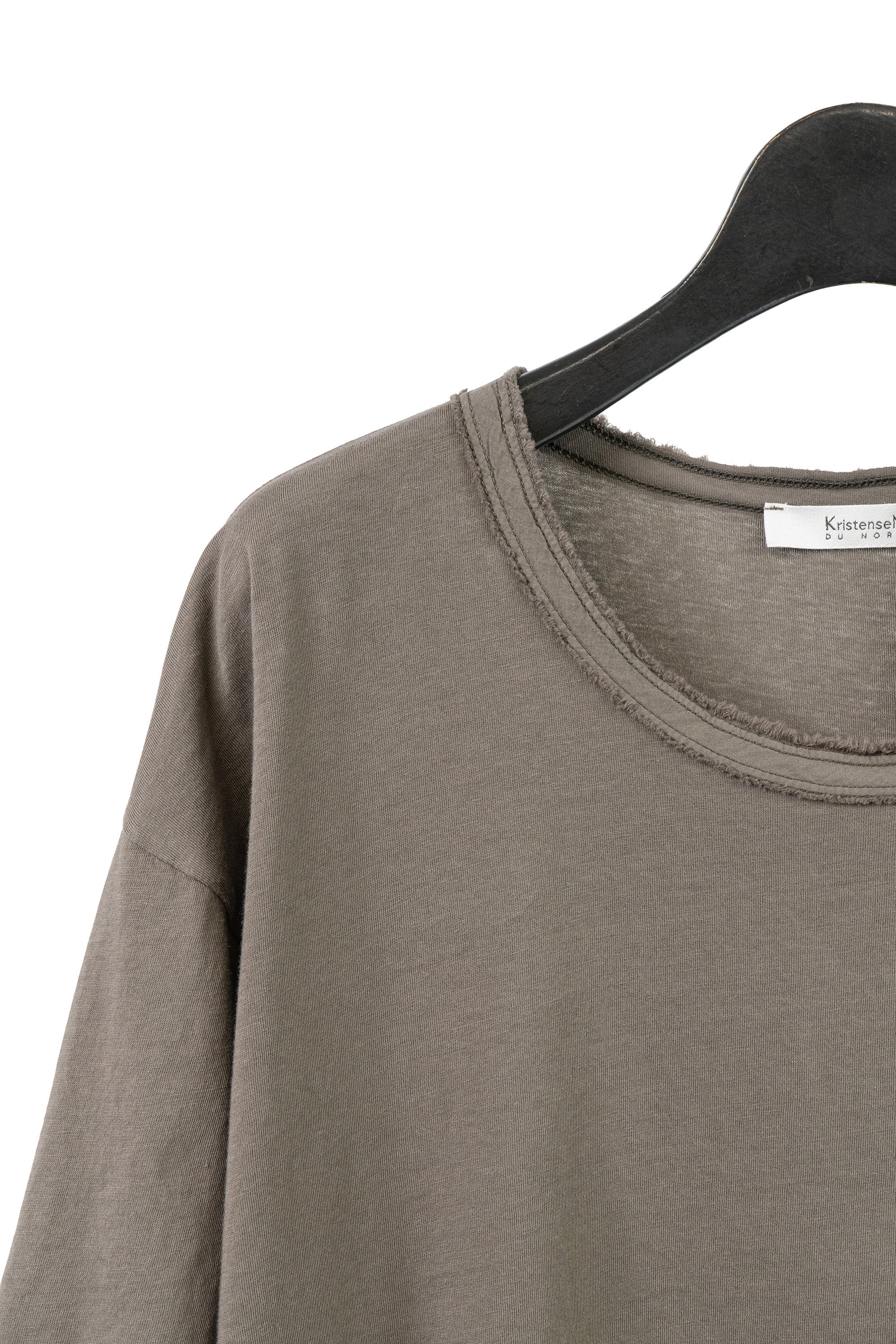 KristenseN Du Nord Short Sleeve Boxy Tee in Safari - SKULPT Dublin