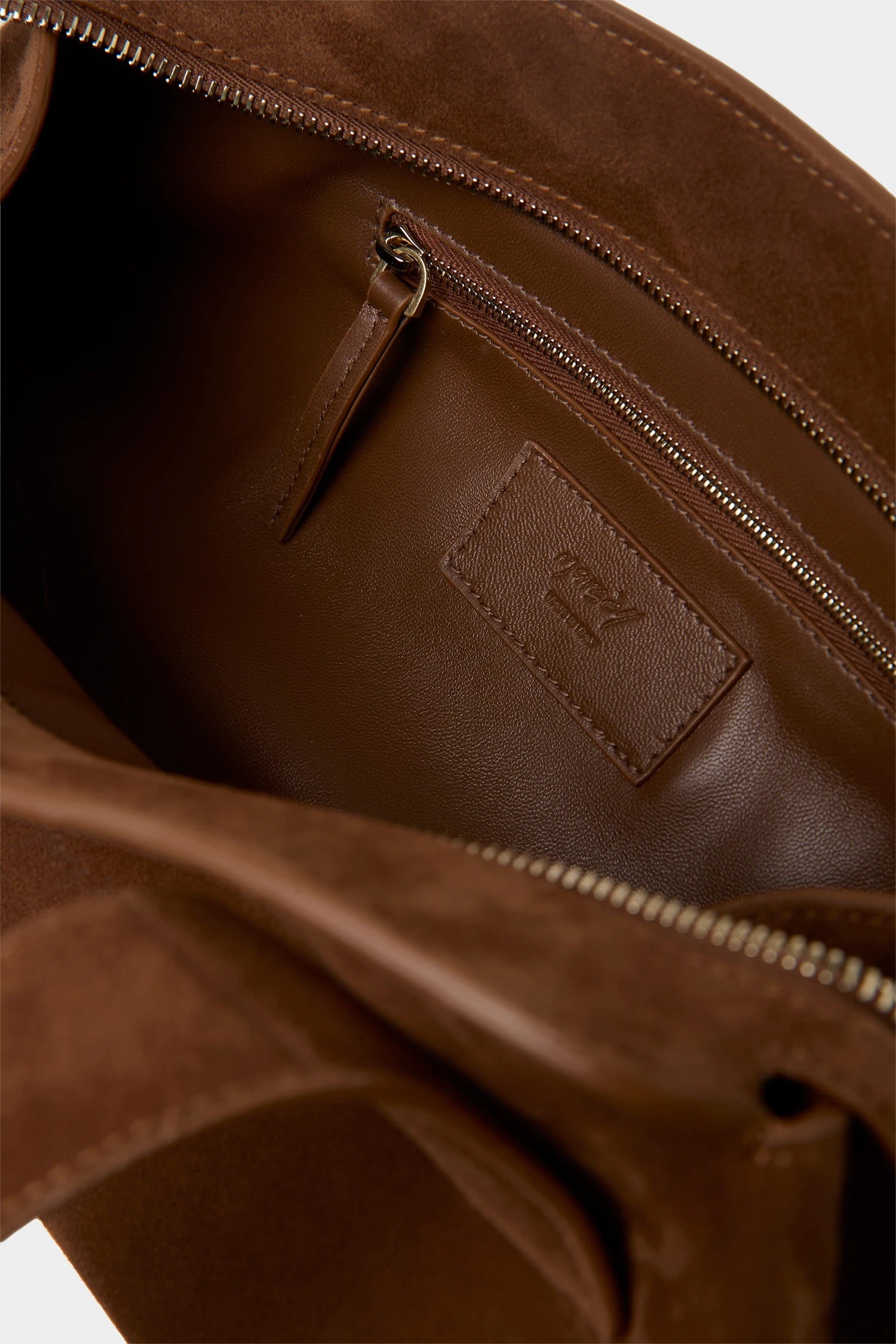 Marsell Handbag in Suede in Camel - SKULPT Dublin