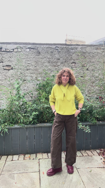 HIGH Everyday Couture Arne Knitwear in Ochre - SKULPT Dublin