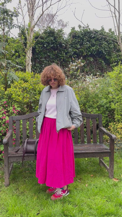 ApuntoB Skirt in Raspberry - SKULPT Dublin
