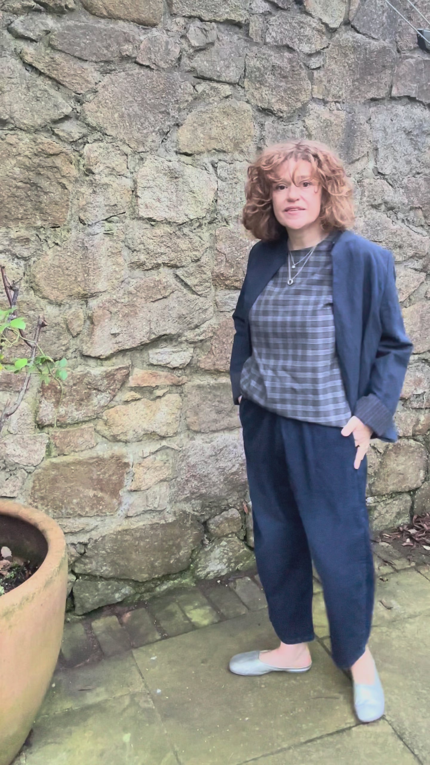 Apuntob Jacket in Navy - SKULPT Dublin