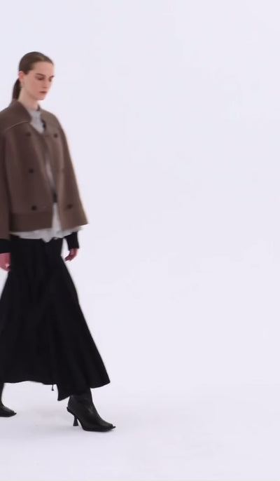 HIGH Everyday Couture Styx Coat in Navy - SKULPT Dublin