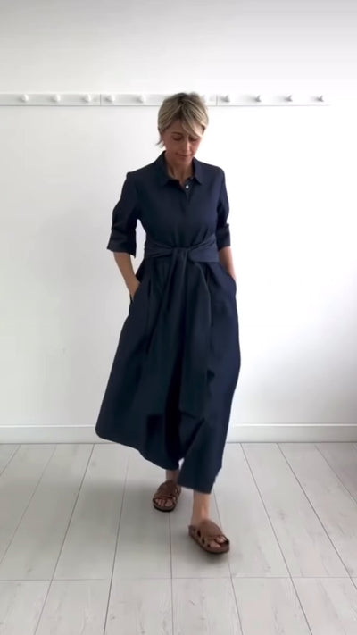 rialto48 Shirt Dress in Denim - SKULPT Dublin