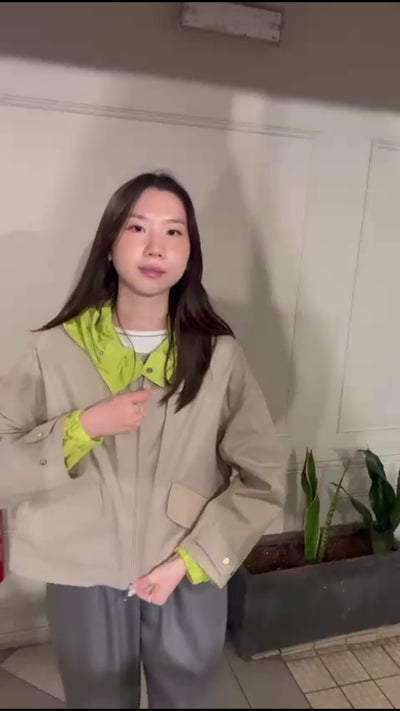 Lis Lareida Ghisele Jacket with Acid Green Contrast - SKULPT Dublin