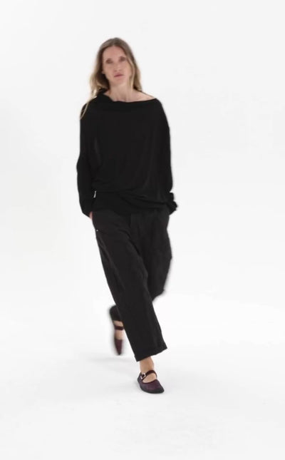 HIGH Everyday Skiffle Trousers in Black - SKULPT Dublin