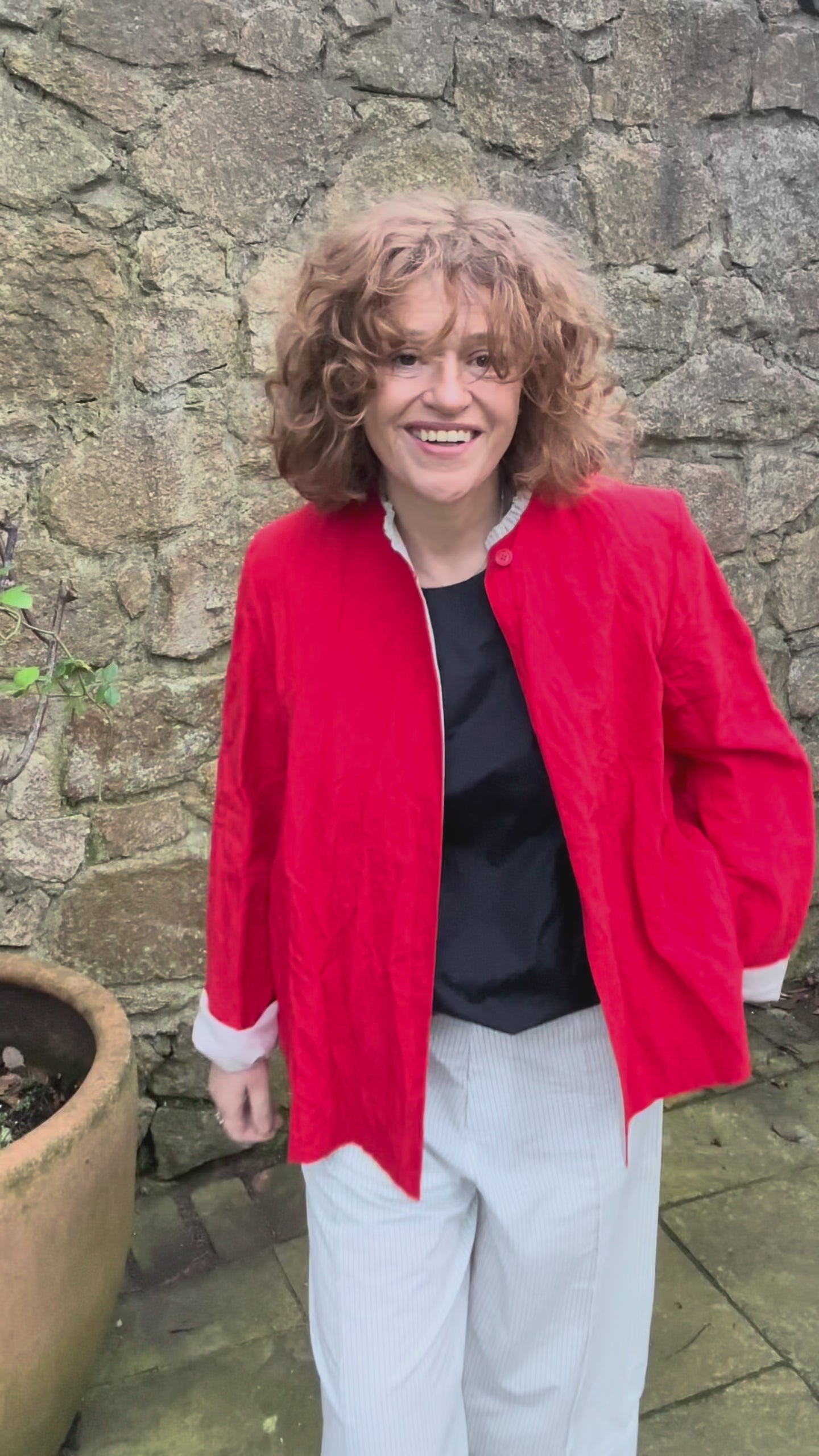 Apuntob Jacket in Pomegranate - SKULPT Dublin