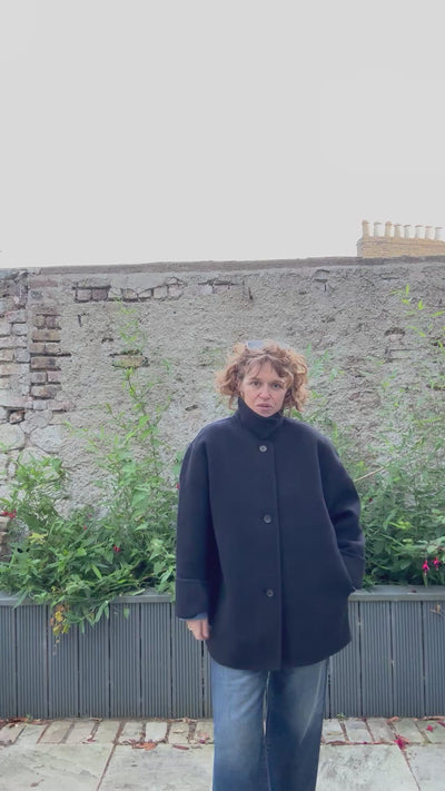 Sofie D'Hoore Jacket in Midnight - SKULPT Dublin