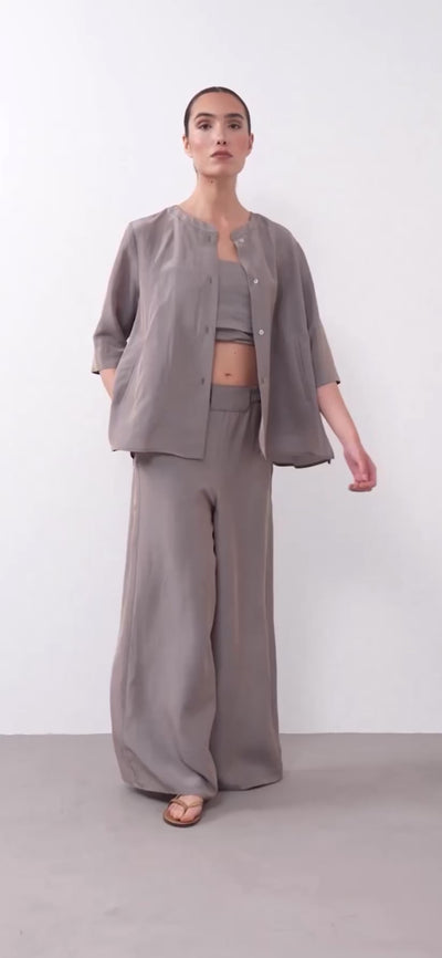rialto48 Shirt in Dove Grey - SKULPT Dublin