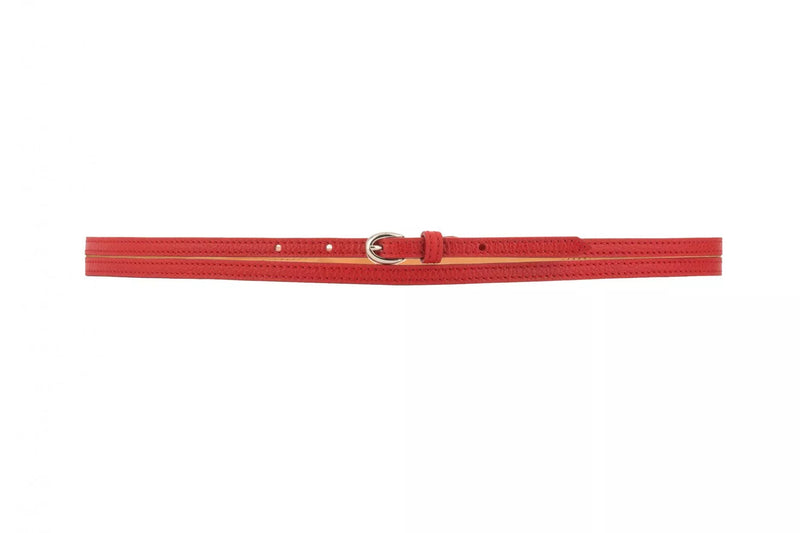 Vaincourt La Malicieuse Double Belt in Red - SKULPT Dublin