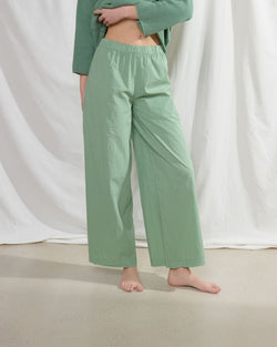 rialto48 Cotton Trousers in Green - SKULPT Dublin