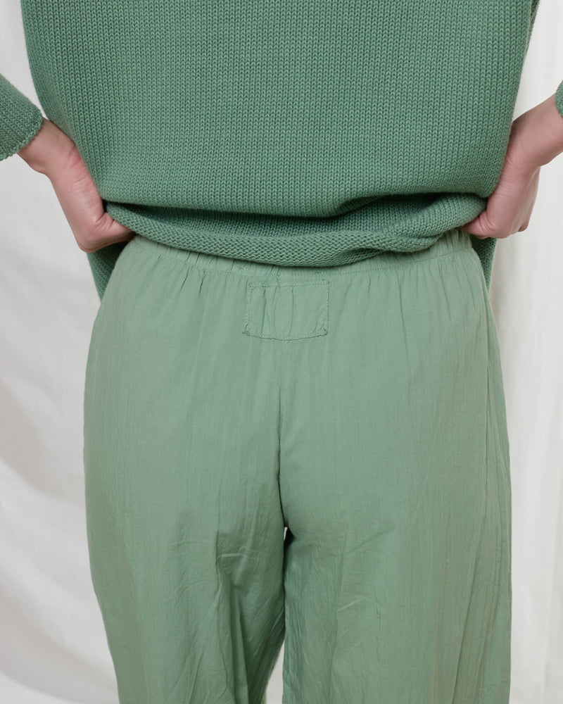 rialto48 Cotton Trousers in Green - SKULPT Dublin