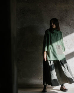 rialto48 Skirt in Dark Green - SKULPT Dublin