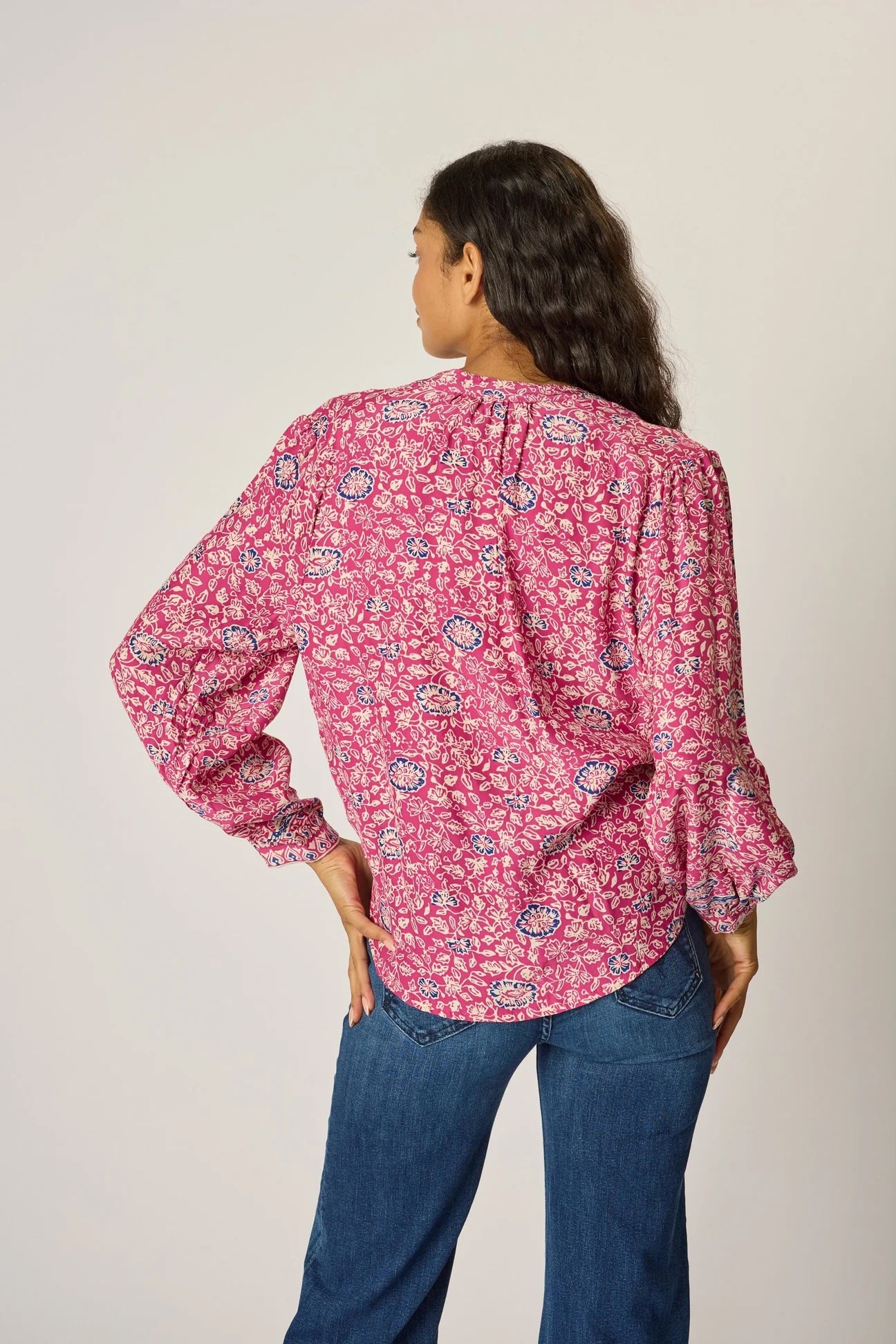 Natalie Martin Long Sleeve Shirt in Pink Lavender - SKULPT Dublin