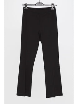 Hache Kick Flare Stretch Trousers in Black - SKULPT Dublin